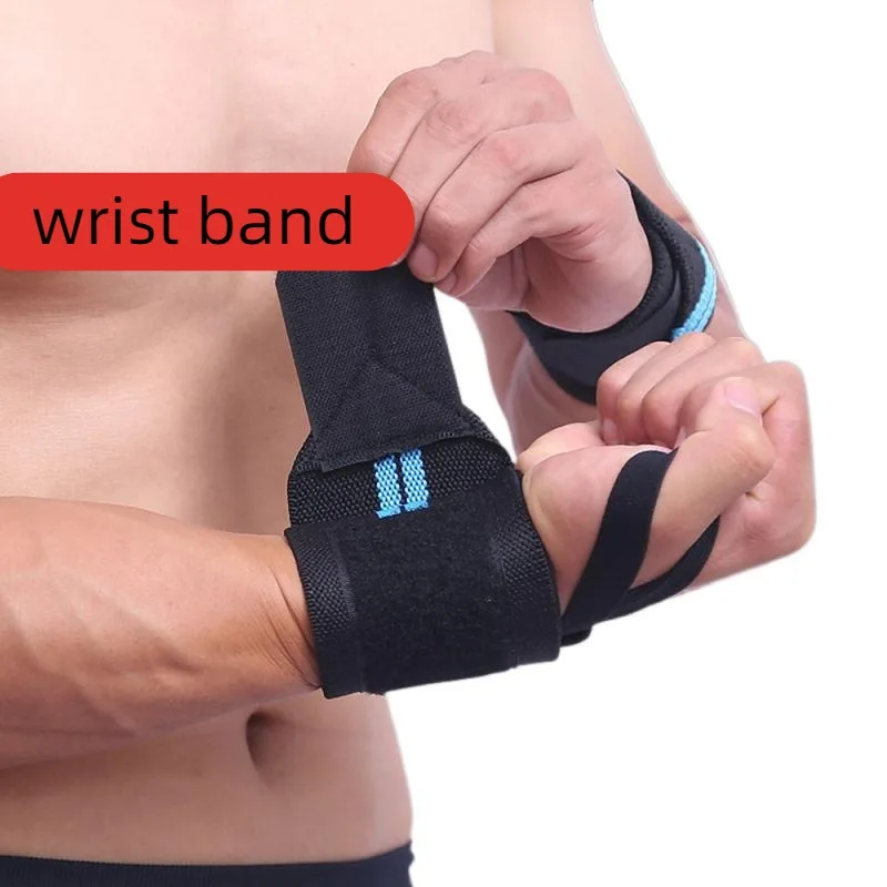 4 Pcs Basketball Training Pressurize Wrist Band Support Weight Lifting Gloves Bar Grip Barbell Straps Wraps Hand Protection