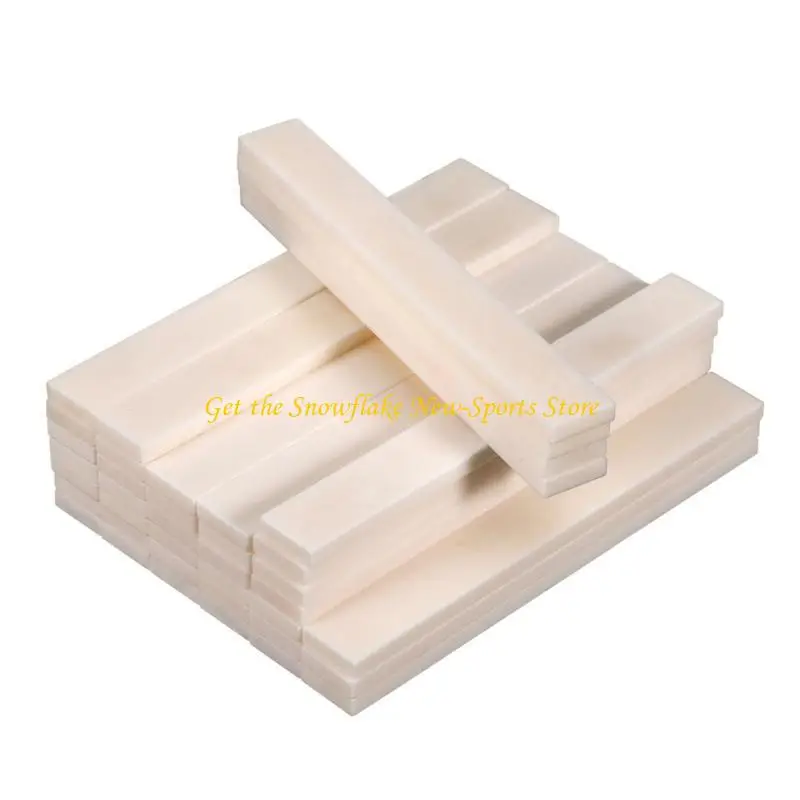 E56D Blank String Guitar Nut Guitar Bridge Saddle Bone Acoustic Guitar String Bridge Saddle Blanks Guitar Replacement Parts