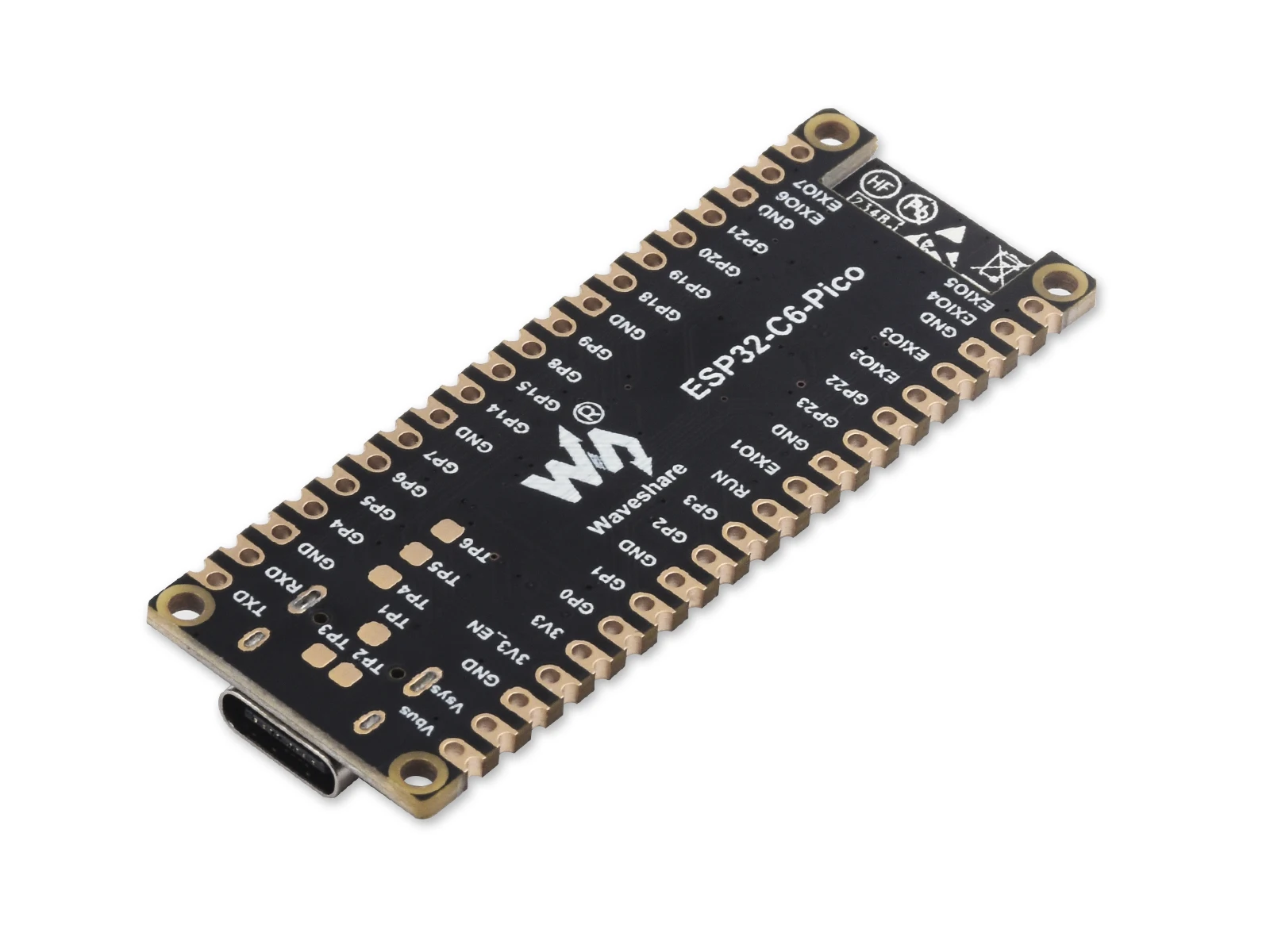 ESP32-C6 Microcontroller, WiFi 6 Development Board, 160MHz Single-core Processor, ESP32-C6-MINI-1 Module