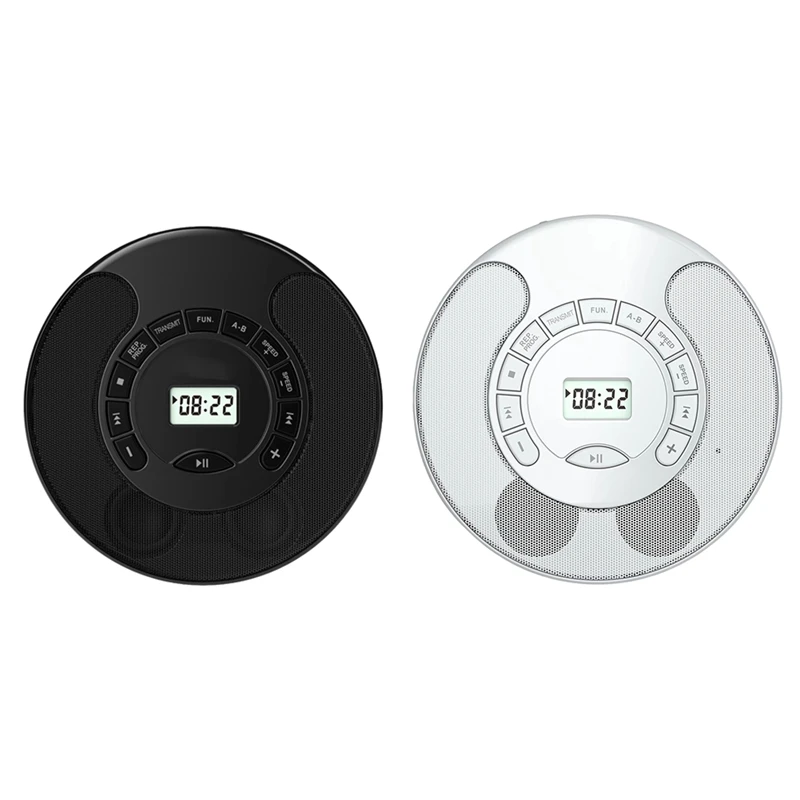 

Новый портативный CD-плеер, модель двойного Bluetooth, USB-плеер, два стереодинамика, повторение A-B, AUX, контроль скорости Play