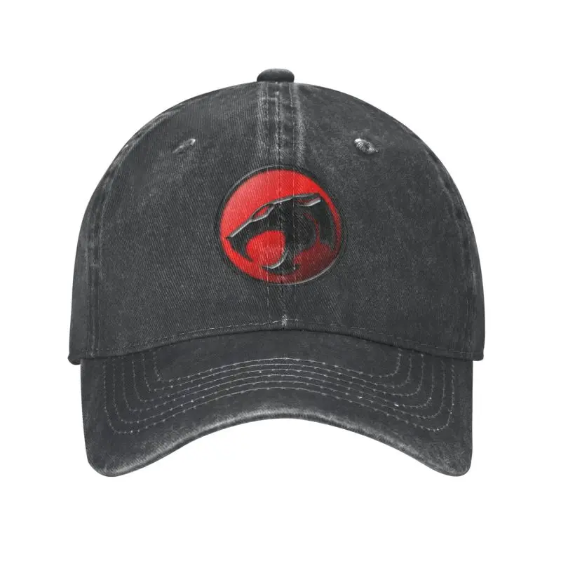 Gorra de béisbol Punk de algodón con Logo Thundercats para hombre y mujer, gorro de béisbol transpirable con dibujos animados de Anime