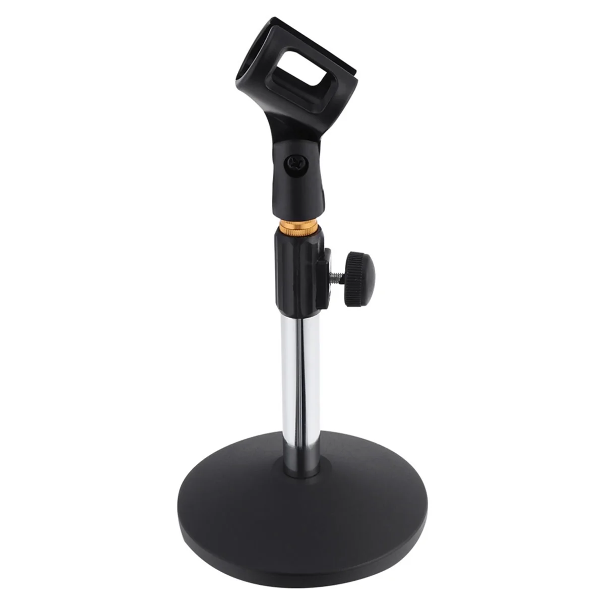 Desk Microphone Holder for Microphone Stand Metal Base Desktop Bracket for Home Live Broadcast Online