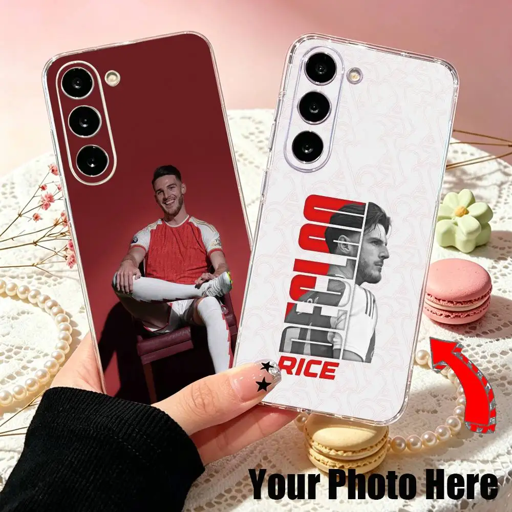 F-Football Declan Rice 41-z Phone Case Transparent Silicone Soft For SamsungA10,12,20,21S,30,31,40,50,51,52,70,71