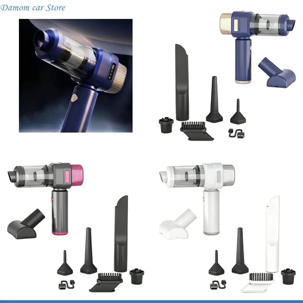 A2UC Powerful Cordless Handheld Car Vacuum Cleaner with Digital Display for Vehice