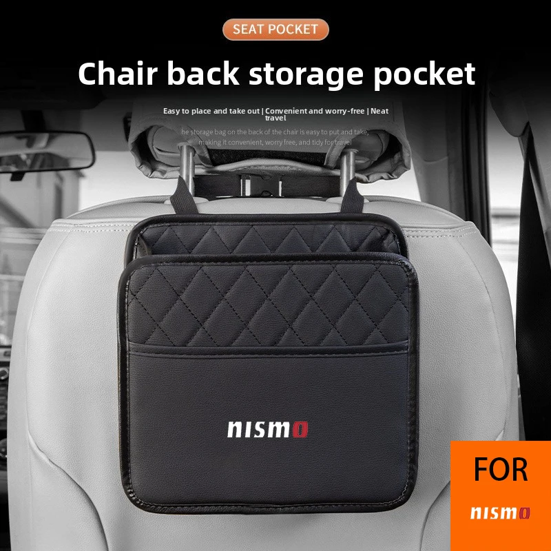 

Car Storage Bag Multi-function Seat Back bag For Nismo Nissans Tiida Teana Skyline Juke X-trail Almera Qashqai Goods