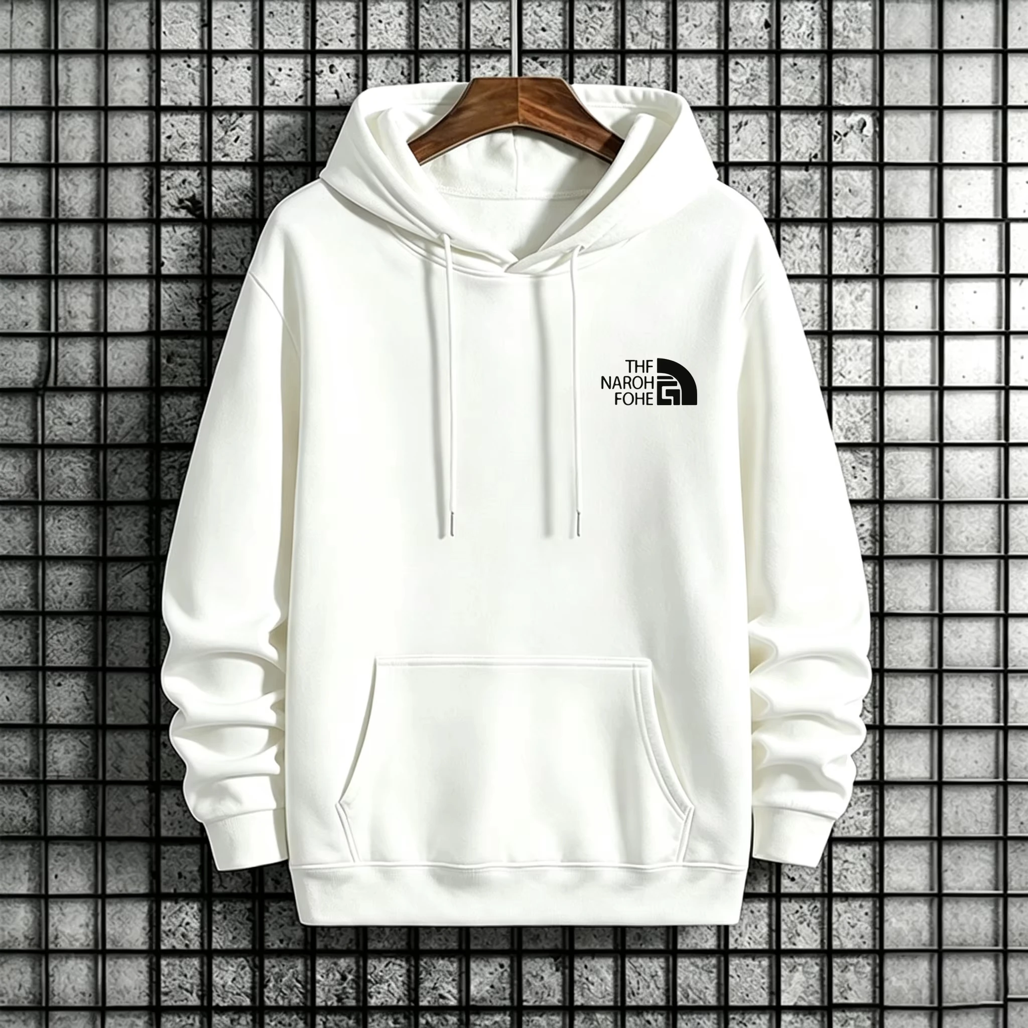 Herren-Hoodie Herbst Winter Hochwertiger Warmer Sweatshirt Männlicher Alltags-Freizeitmode-Pullover Outdoor Gym Fitness Sportlicher Kapuzenmantel – Detail 7