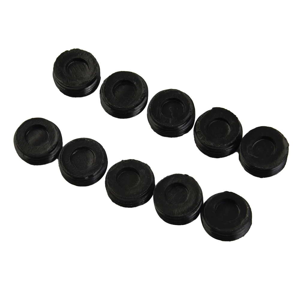 For Motor Carbon Brush Cover Holder 10pcs 12-22mm Black Cap Carbon Brush Cover Accessories For Motor High Quality