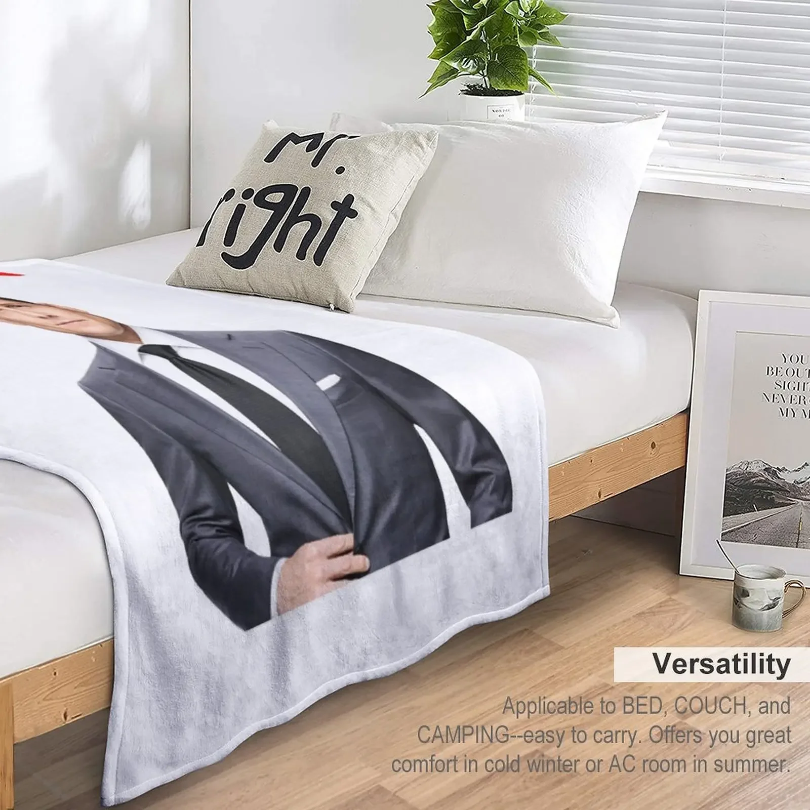 بطانية ناعمة منفوشة للأريكة ، بدلات هارفي سبيكتر ، أنت ميرش العائلة ، بطانيات جميلة #5