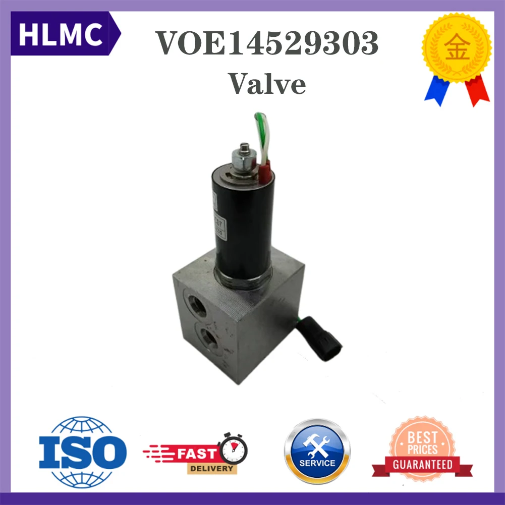 Piezas de maquinaria de construcción EC210B EC240B EC290B válvula solenoide de bomba hidráulica 14529303 VOE14529303 1KWE5G-20/G24R-104A