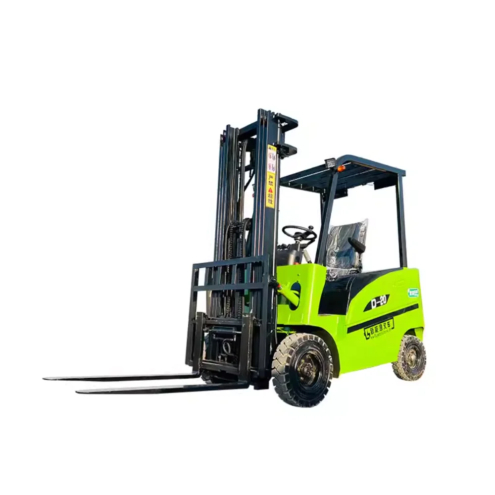

Electric forklift small new energy hydraulic loading and unloading truck four-wheeled vehicle lifting and stacking truck
