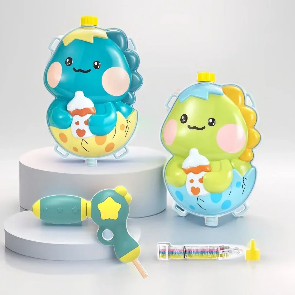 1900ml Summer Child Backpack Water Toy Pull-out Beach Water Toy Interactive Water Spray Outdoor Pool Gifts Water Playing Toys