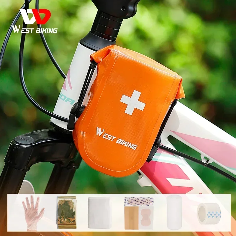 First Aid Kit Bicycle Bag Emergency Medical Supplies Outdoor Cycling Camping Hiking Home Travel Waterproof Bike Front Saddle Bag