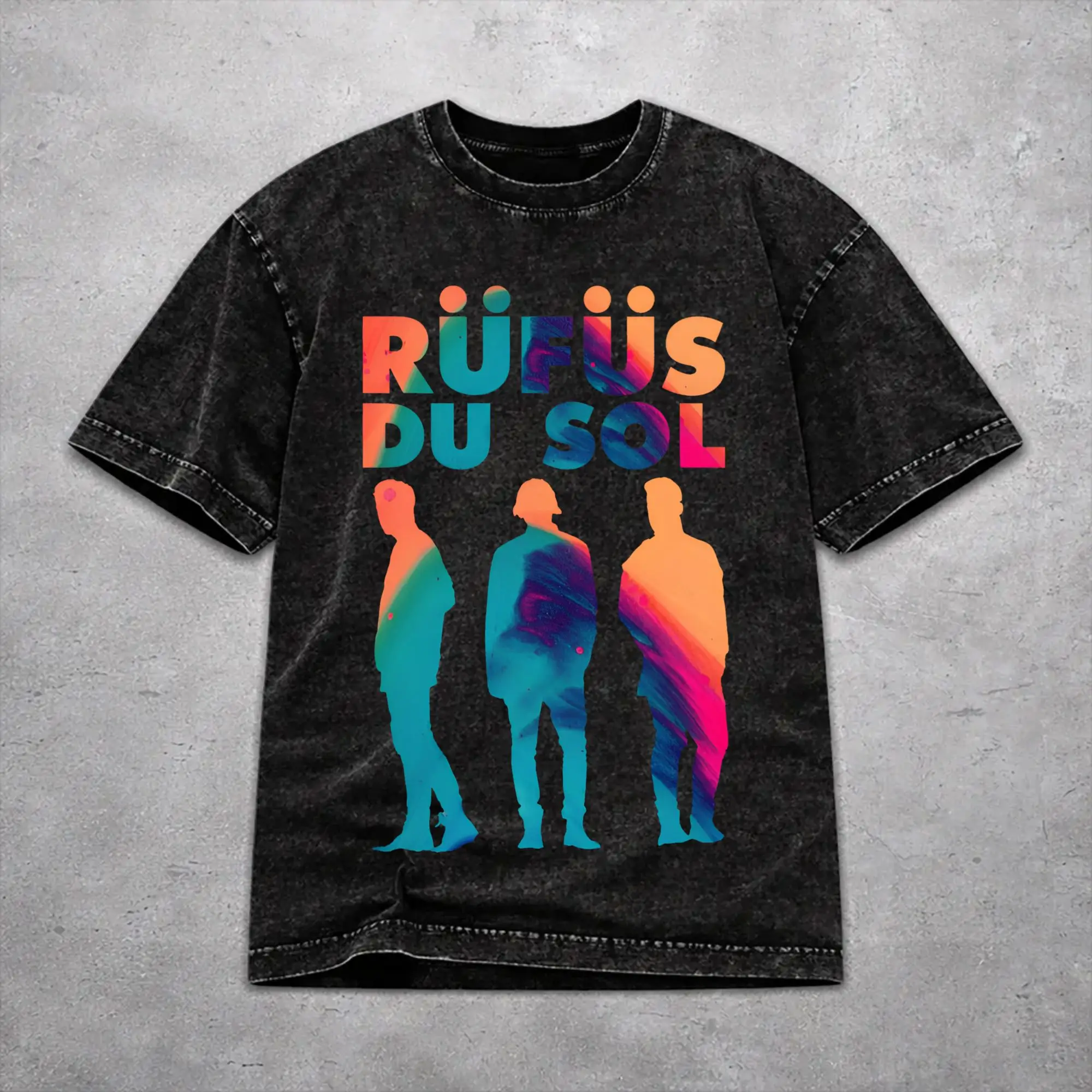 Rufus Du Sol 2026 Concert T Shirt Vintage Style For Men Women Pure Cotton Tee Shirts Tops