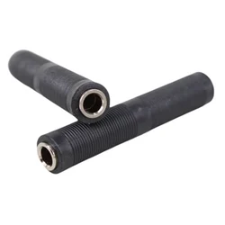 6.35mm Audio Stereo Double Head Plug Adaptor Microphone Converter Coupler Cable Joiner 6.35mm F/ F Female To Female Connector
