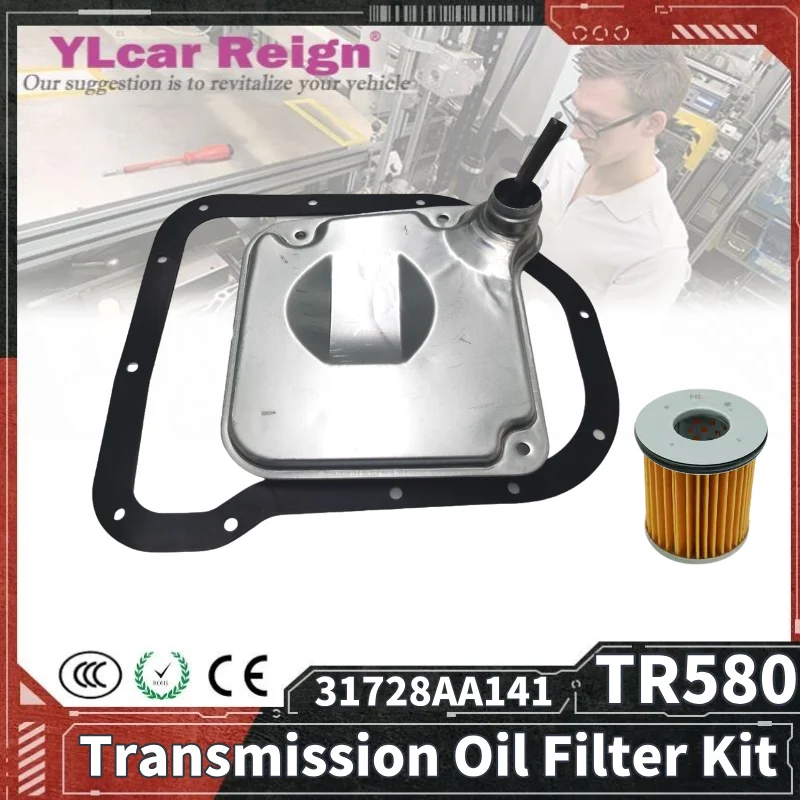 

TR580 Automatic Transmission Oil Filter Oil Pan Gasket For Subaru Exiga Forester Levorg Outback Impreza 31835-AA030 31728AA141