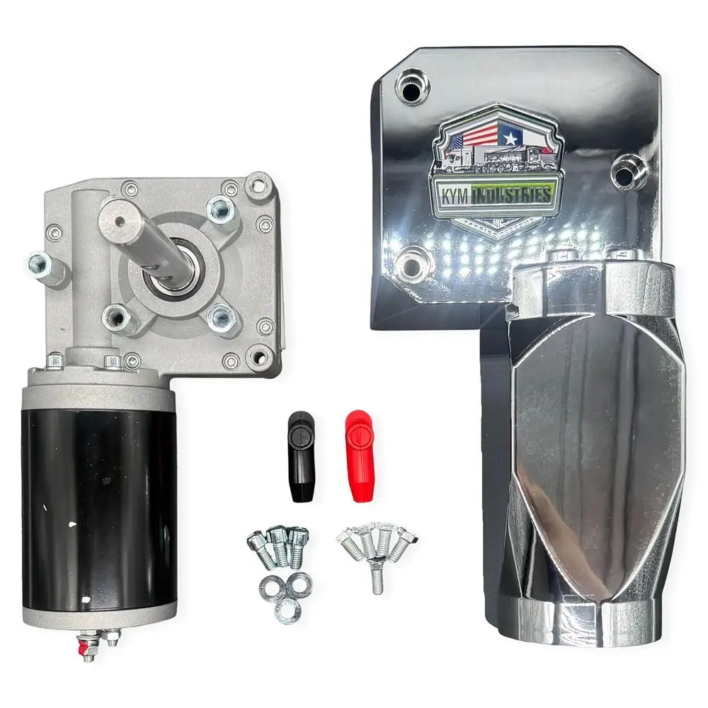 

Электродвигатель 600 Вт, 50:1, 12 В для системы электропривода тентов самосвалов