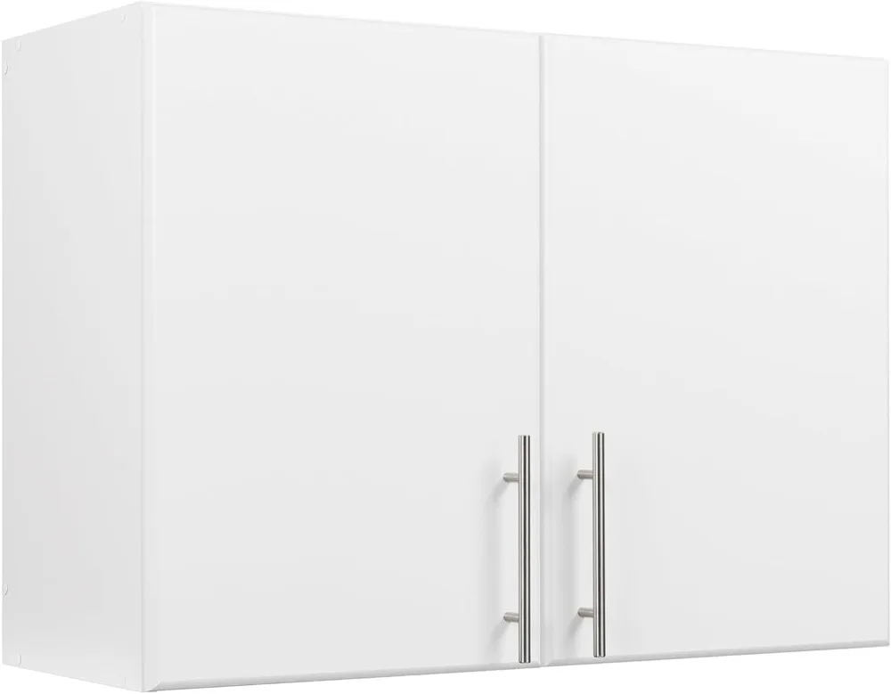 

Prepac White Cabinet: Elite Wall Cabinet, WEW-3224 Garage Cabinet with Storage Shelf, Stackable 16"D X 32"W X 24"H