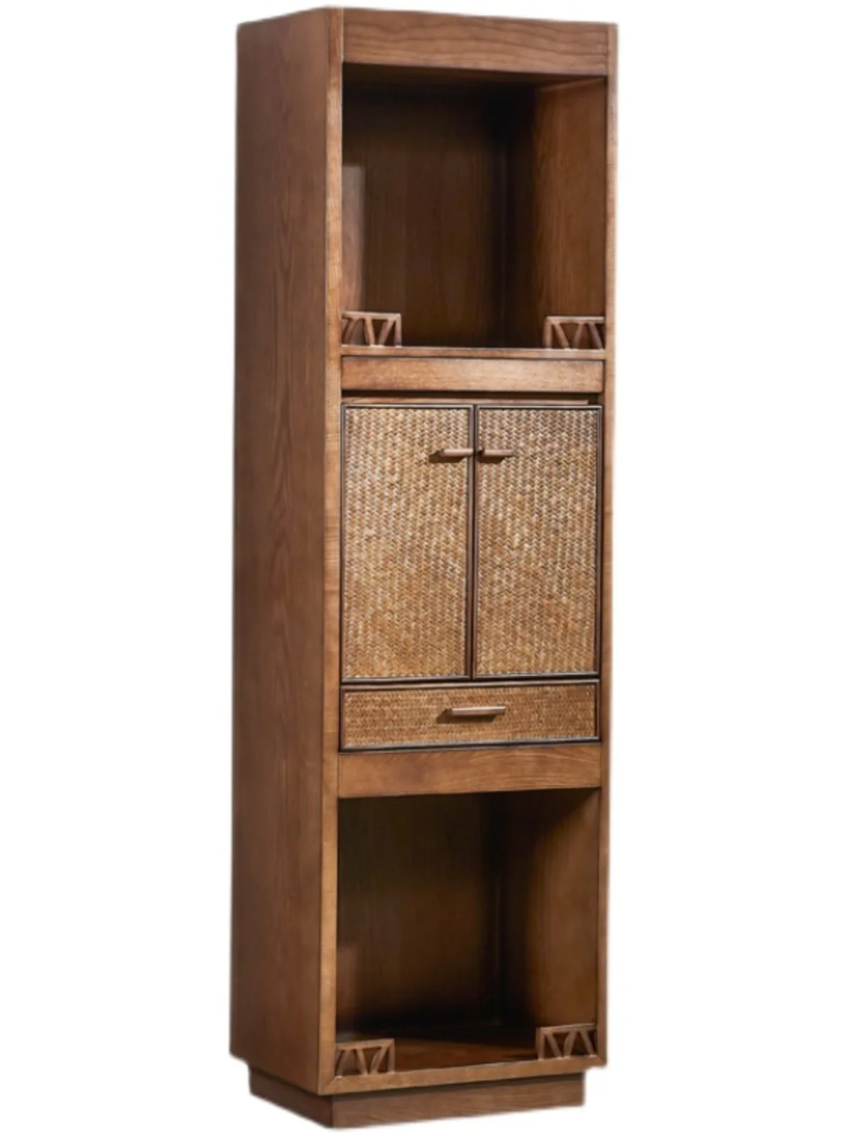 

LH Solid Wood Buddha Niche Clothes Closet Guanyin God of Wealth Guan Gong Double-Layer Worship Cabinet Altar Buddha Shrine
