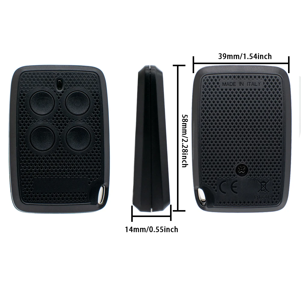 PROTECO المرآب التحكم عن بعد ل PROTECO ANGIE-R 433MHz المتداول رمز بوابة فتحت الباب الأمر جهاز إرسال محمول