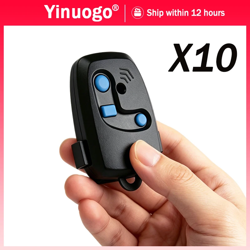 For PECCININ TX 3C 433MHz Remote Control Transmitter PECCININ Electric Gate Control 433.92MHz Rolling Code Gate Command