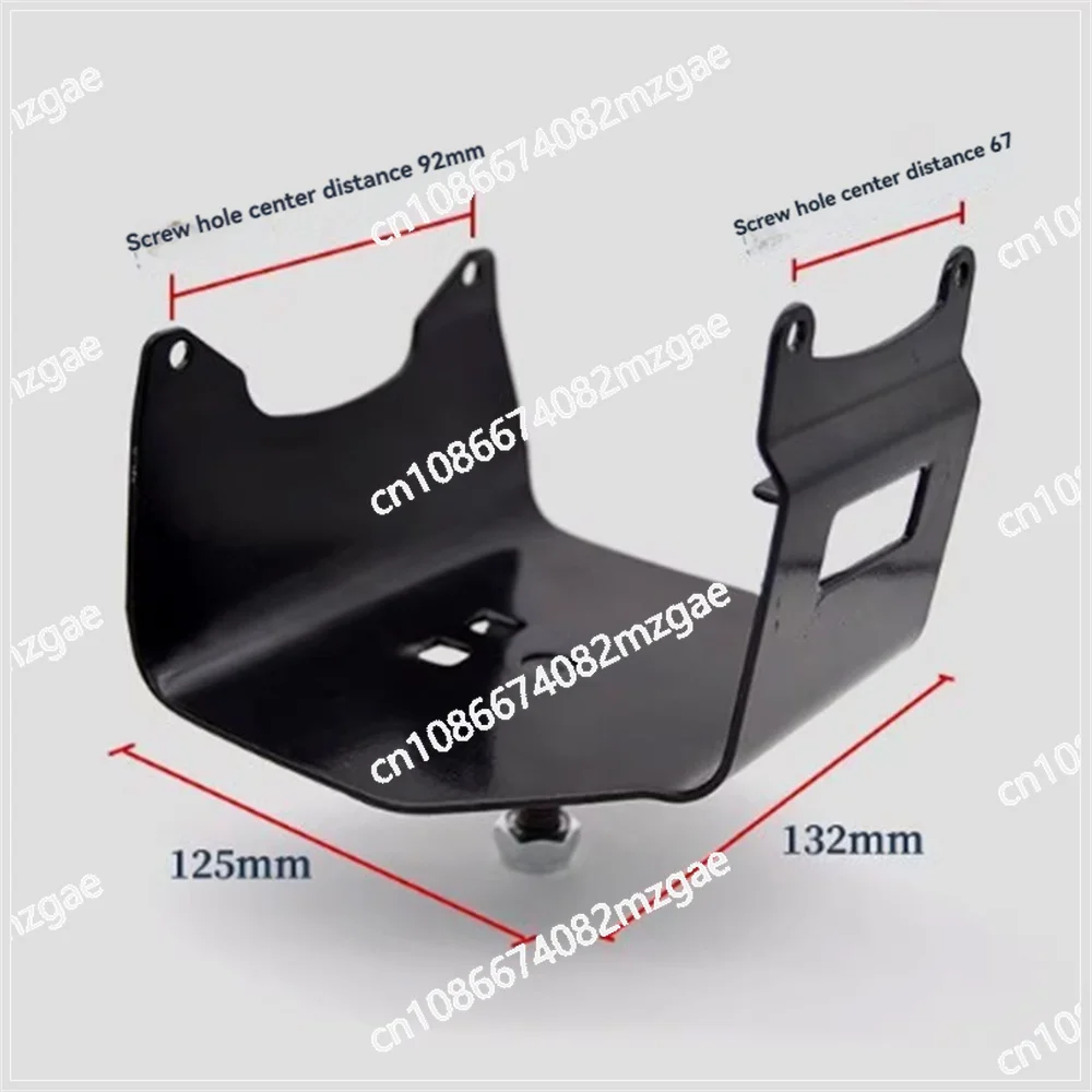 Lawn Mower Back Frame Engine Base for GX35/139/140/40-5 Triangle Plate Connection Bottom Frame Bracke Lawn Mower Repair Part