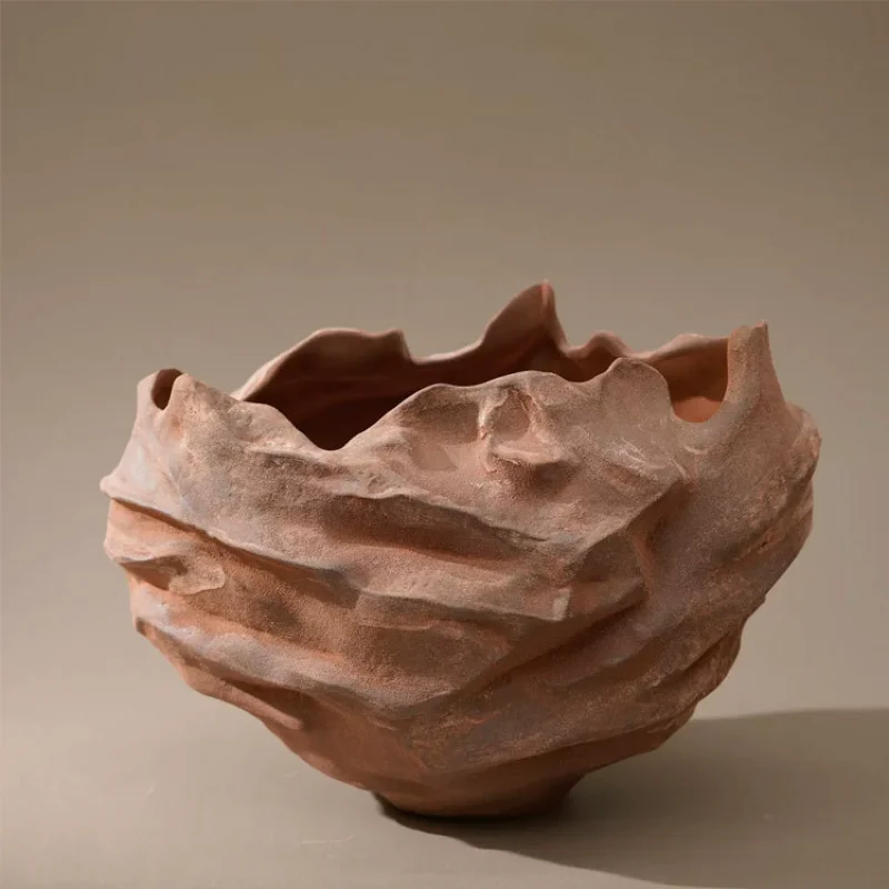 

Modern simple and creative handmade flower ware hotel homestay model room sales office art vase ornament