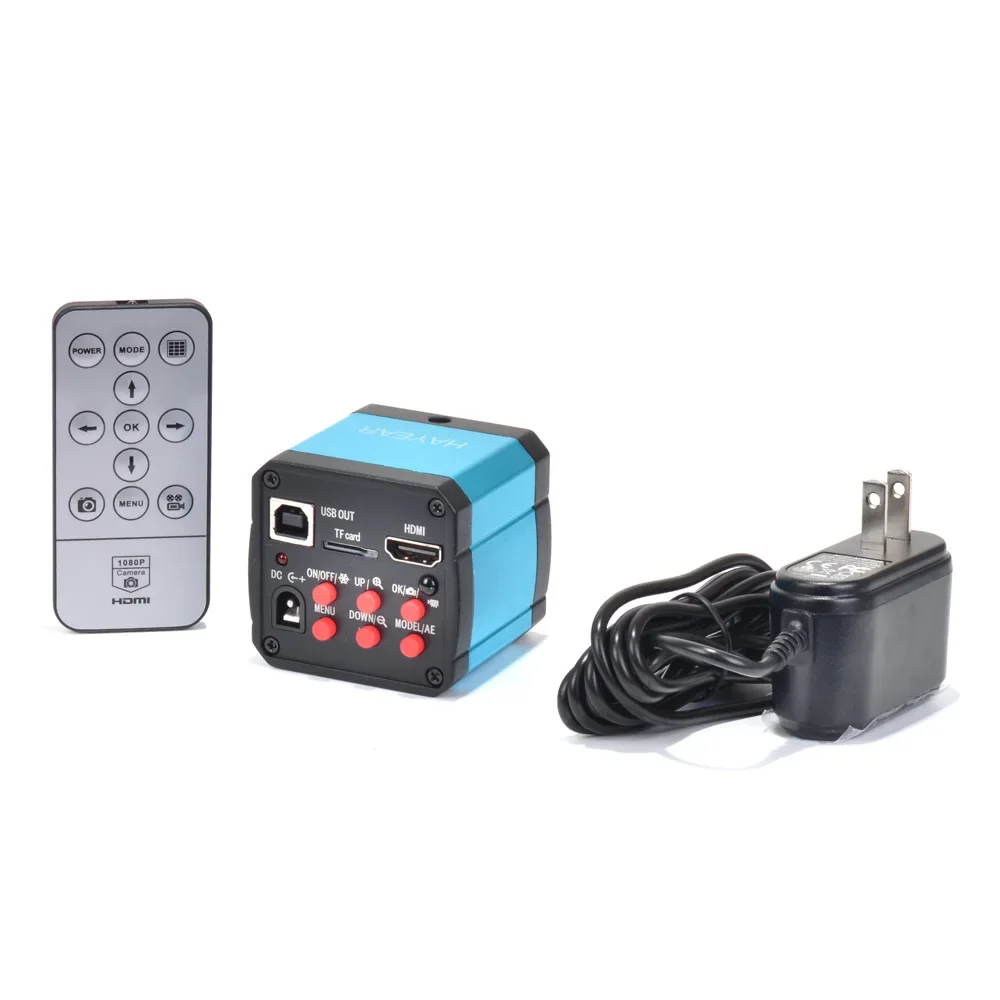 14MP HDMI-Compatible HD USB Digital Video Microscope Camera Set Big Boom Stand Universal Bracket 180X C-MOUNT Lens 144 LED Light