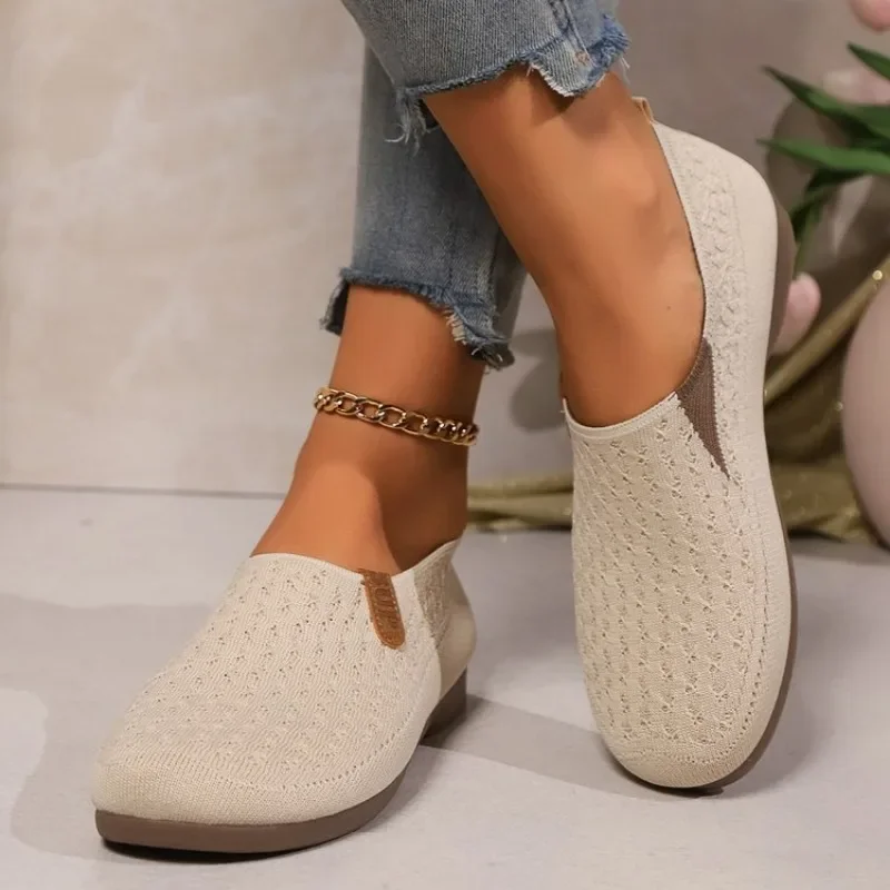 2024 Spring Autumn Women Flats Platform Loafers Ladies Genuine Leather Comfort Wedge Moccasins Orthopedic Slip on Casual Shoes