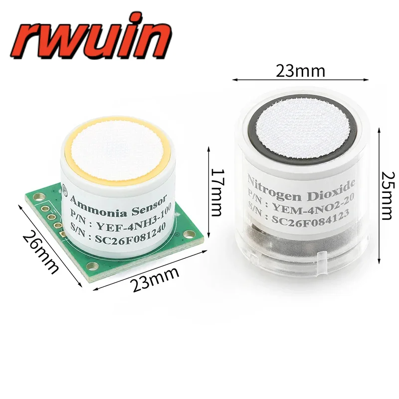 Electrochemical Gas Detection Sensor Module NO2 NO PH3 NH3 CO H2S O2 O3 H2 SO2 CL2 Nitrogen Carbon Monoxide Ammonia Oxygen Ozone