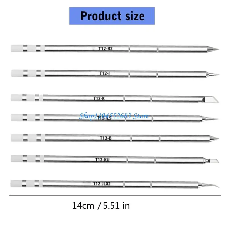 Y6GD T12 Electric Soldering Iron Tips for Fast Heating Temperature Control Professional Soldering Station Welding Accessories