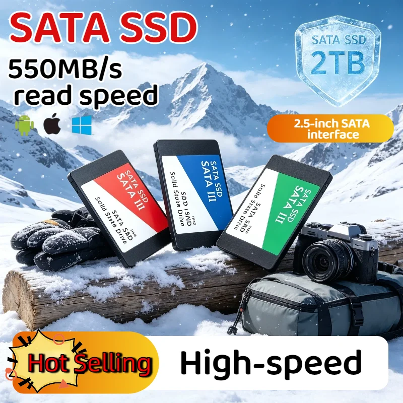 

USB 3.0 500GB Ultra Portable External SSD 520MB/s Heavy Duty Metal Housing Solid State Drive for Laptop PC Hard Disk Prime