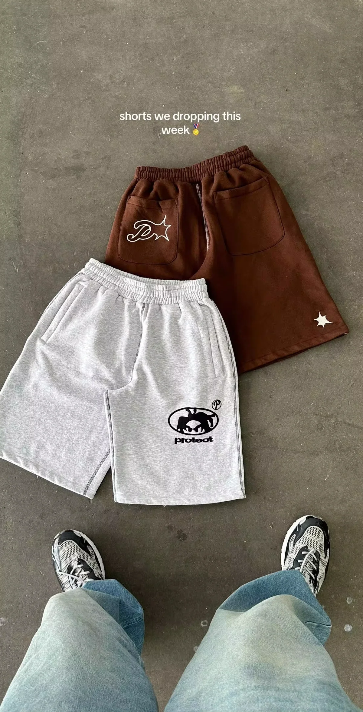 Men Casual Shorts Japanese Korean Sweatpants Breathable and Comfortable Y2k Suitable for Spring and Summer Vintage Street Fit