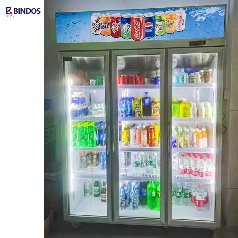 التجاري 2 باب المشروبات برودة الثلاجة باب زجاجي الثلاجة مروحة تبريد مشروبات غازية عرض المشروبات برودة