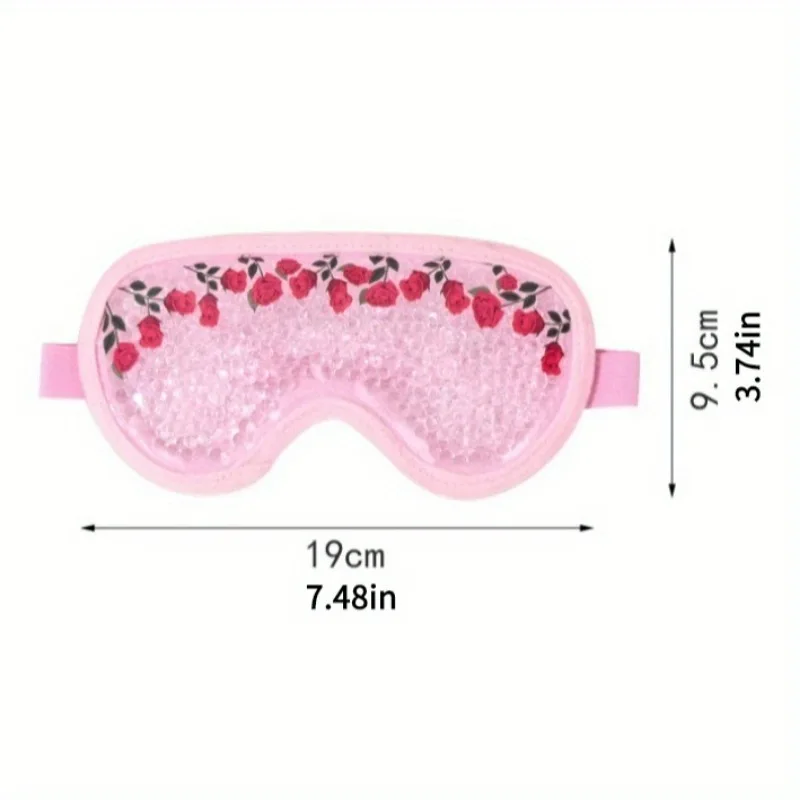 Maschera per gli occhi in gel riutilizzabile – Uso caldo e freddo per viaggi, sonno e comfort