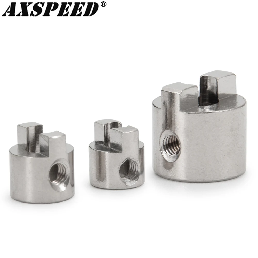 AXSPEED 2/5/10Pcs RC Boat Paddle Fork Drive Dog Shaft Crutch Connector 3/4/5mm for Model Electric Boat Shaft Parts