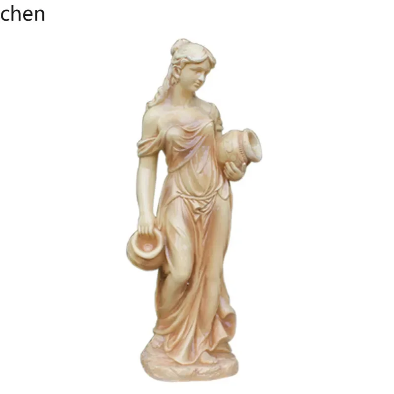 W28- Large Fountain Sculpture - Water Feature Ornament For Villa, Courtyard, Balcony, And Garden Decoration