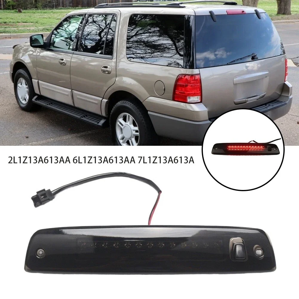 High Mount LED Rear 3RD Brake Light Tail Stop Lamp For Lincoln Navigator For Ford Expedition 2003-2016 Black Lens 7L1Z13A613B