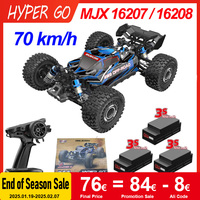 HYPER GO 70KM/H MJX 16207 16208 1/16 RC Car Brushless 4WD Racing Car Electric Off-Road Remote Control Truck RC Toy