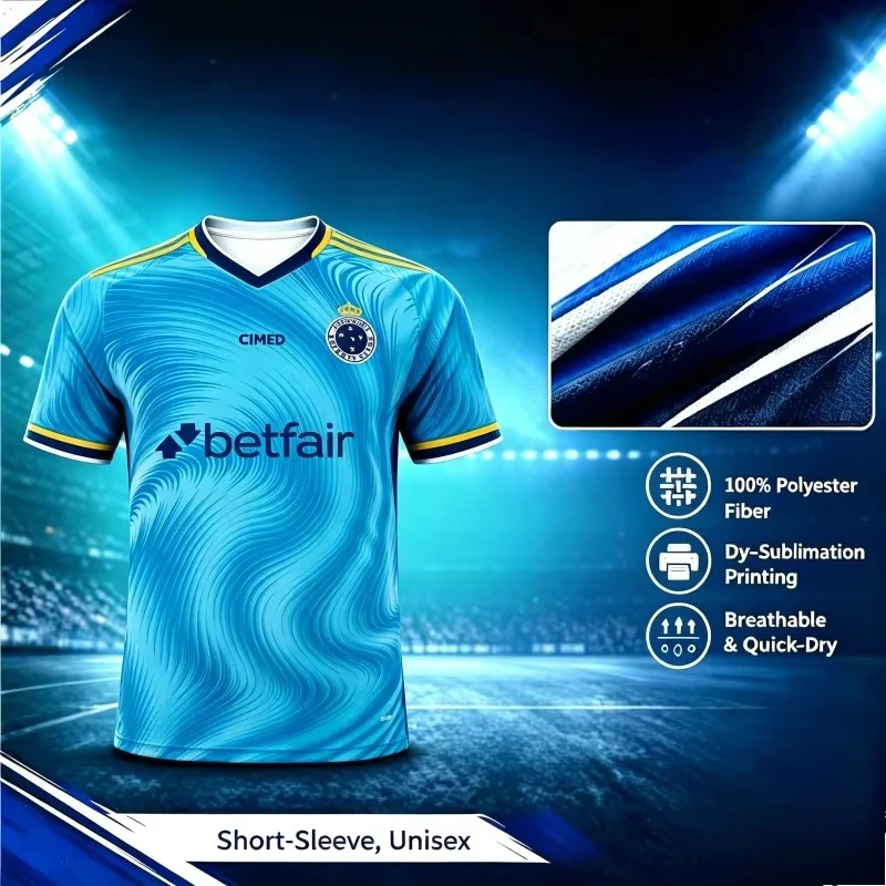 2027 New Brazilian White Fan Customized Casual Sports Fast Drying Breathable 3D Printed T-shirt for Families Children To Wear