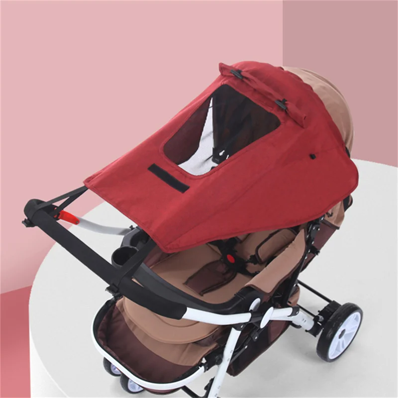 Universal Baby Stroller Accessories Sun Shade UV Protection Sunshade Carriage Canopy Cover For Prams Infants Car Seat Sun Visor