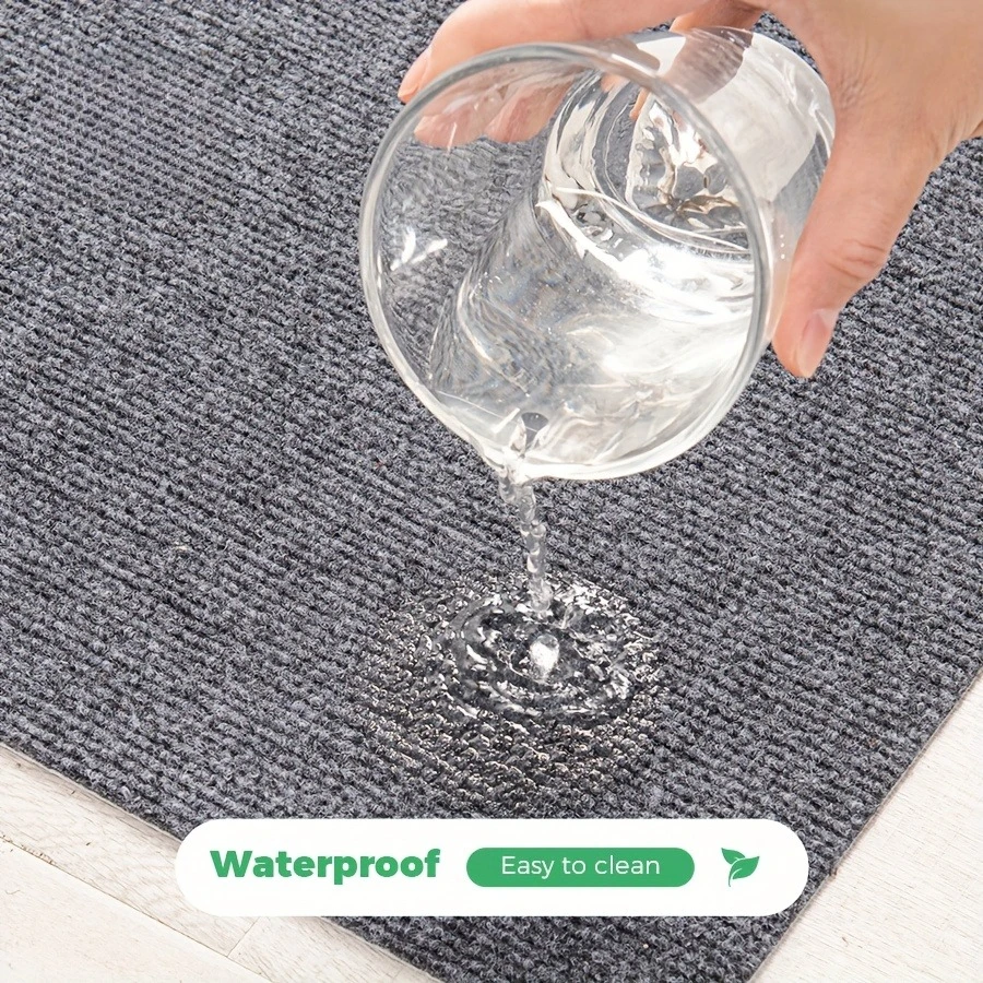 1 لفة من ملصقات الأرضية ذاتية اللصق، ملصقات الحائط، أرضية الحائط للمطبخ، سجادات الباب، مكتب غرفة النوم، غرفة المعيشة