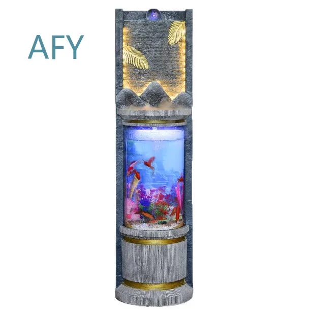 Decorative Water Curtain Wall for Villa Entrance Indoor Pool Landscape Fountain Flow Device Fish Tank Circulation System