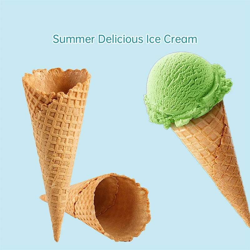 مخروط كبير من الألومنيوم المصبوب التجاري مصنوع يدويًا قالب مخروطي آيس كريم سريع الشكل قالب مخروطي للآيس كريم