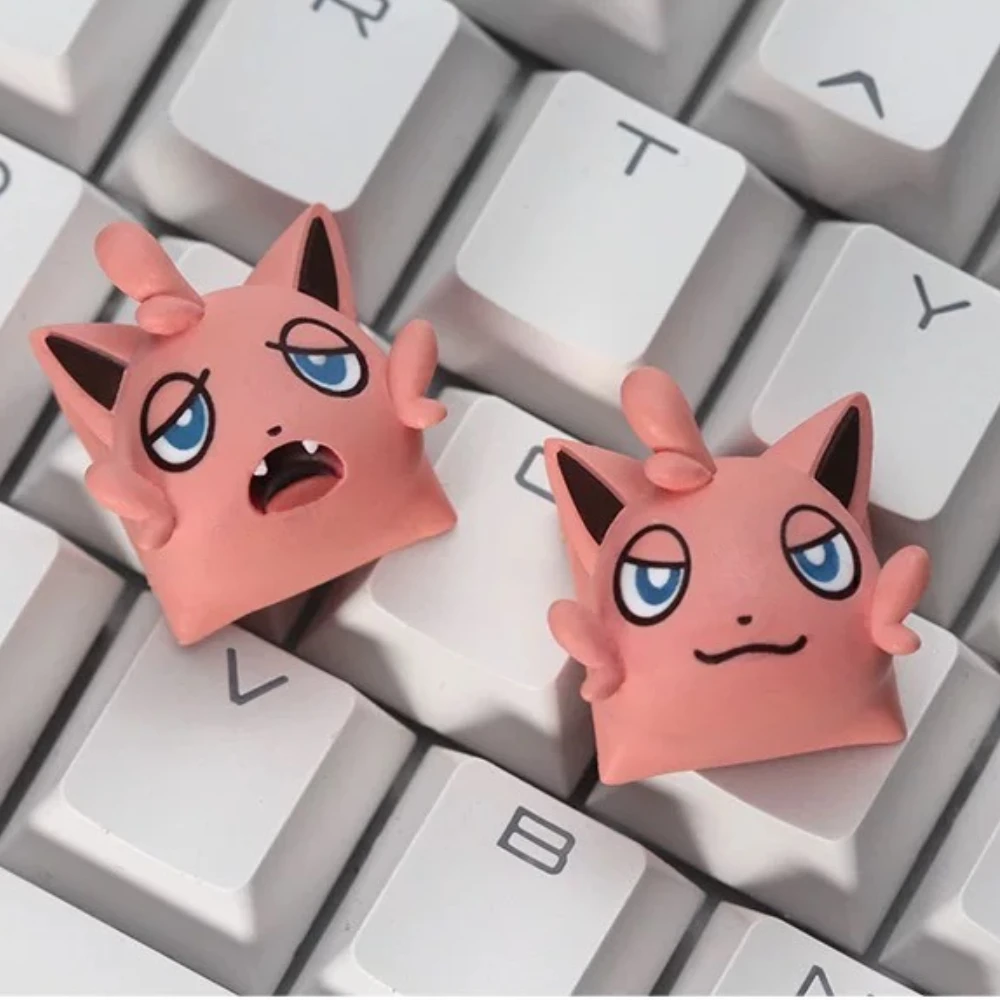 Palworld Keycap Custom Cute Keyboard Cap Original Cartoon Hand Grinding Individuality KeyCap for Mechanical Keyboard Accessories