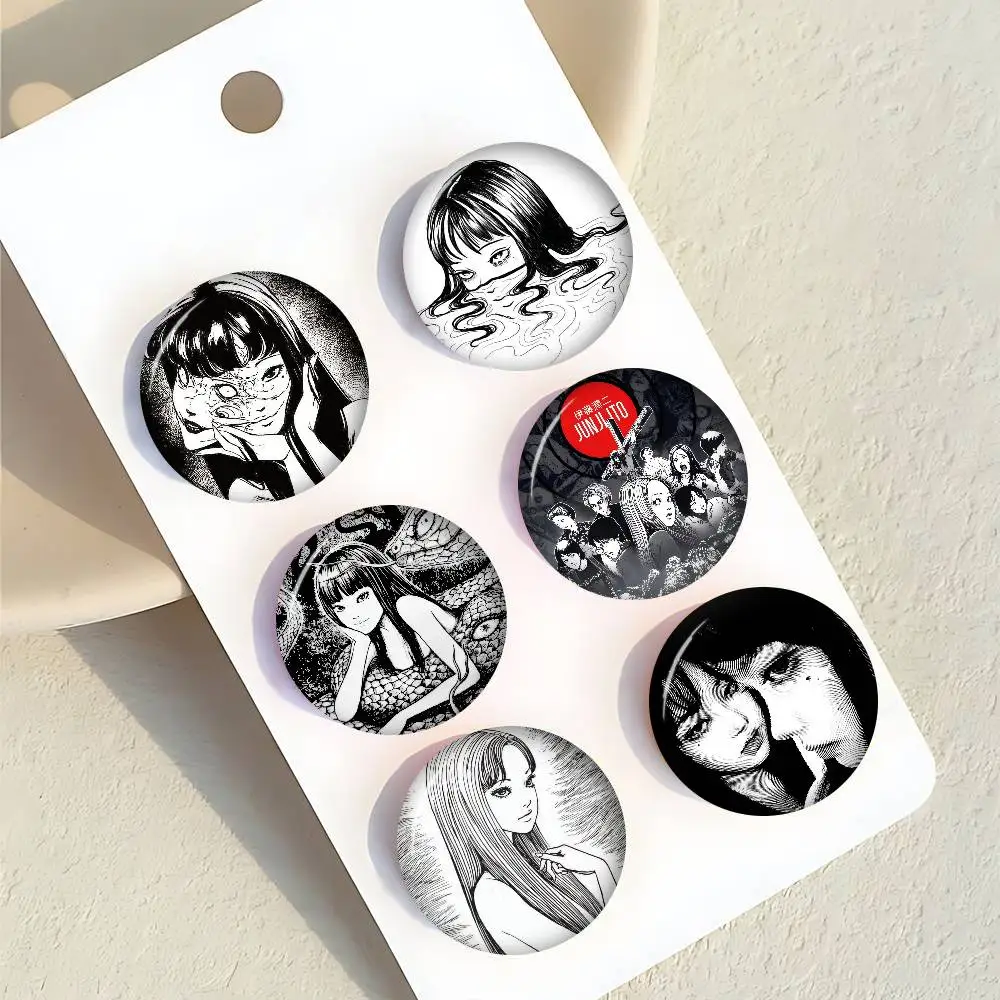 Junji Ito Terror Horror Manga - Lindo Pin de Anime Hecho a Mano de Hojalata para Mochila, Ropa, Adorno de Pecho, Regalos