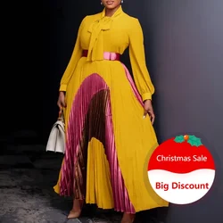 Customized Customized Elegant Long Sleeve Maxi Dress Women Birthday Party Dance Celebrity Gown Formal Evening Dress Africa Clot