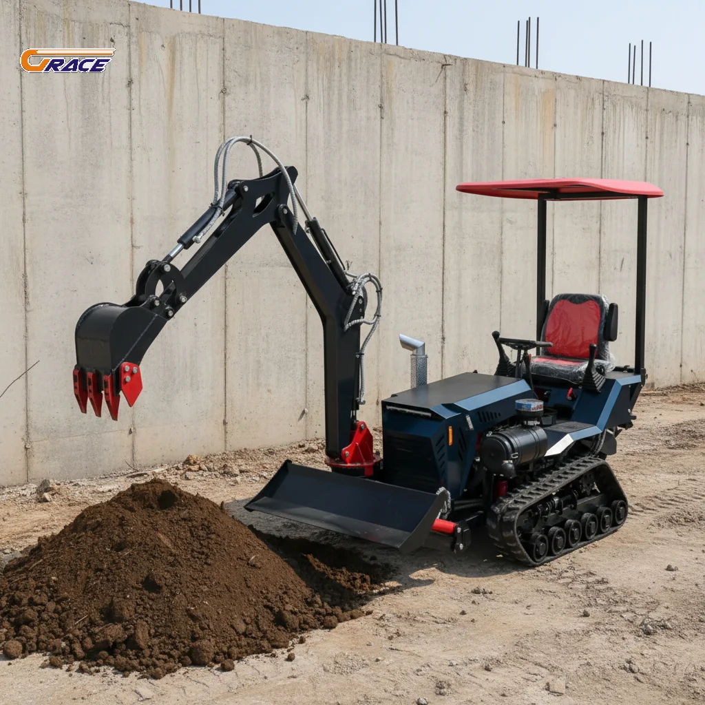 

25HP Multifunctional Mini Crawler Tractor EURO 5 EPA Farm Tractor Fit Tiller/Shovel Fast Delivery Wholesale