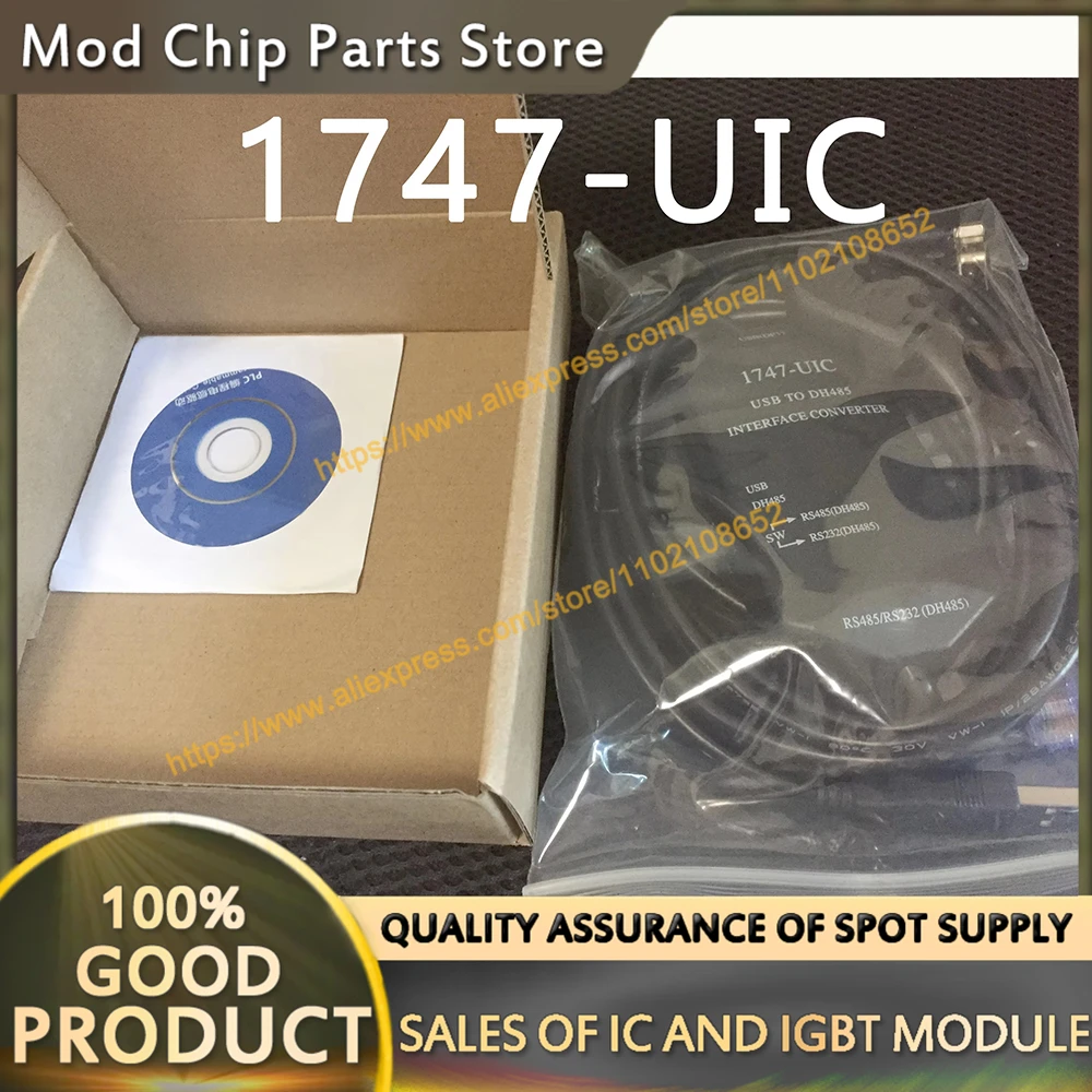 1747-UIC USB Programming cable 1747 UIC for Allen Bradley USB to DH485-USB to for SLC5/01/02/03/05 series PLC programming cable