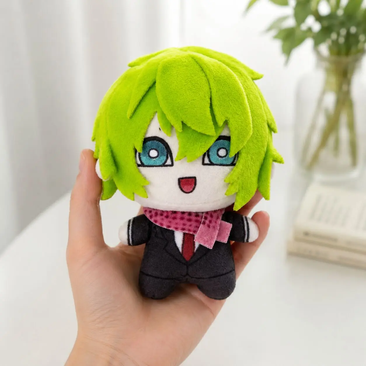 Muñeco de peluche de anime de 10 cm de Sou Hiyori Tsukimi de Game Your Turn To Die, lindo peluche para regalos infantiles.
