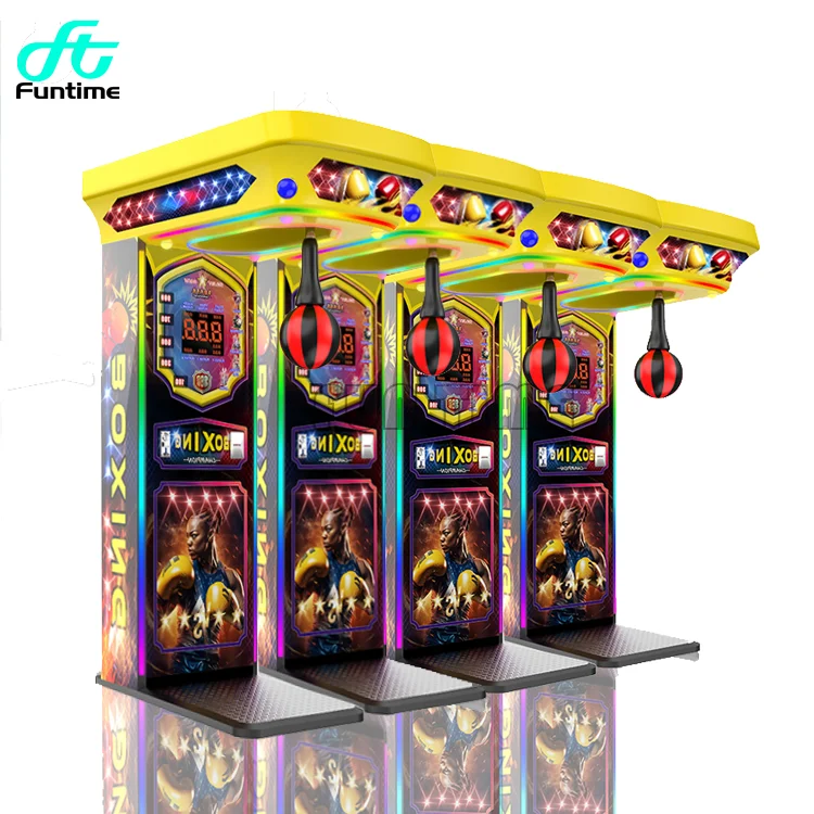 Arcade Boxing Game Machine Electronic Hammer Boxing Machine gioco a gettoni Punch Boxing Machine